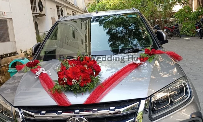 Wedding car decoration